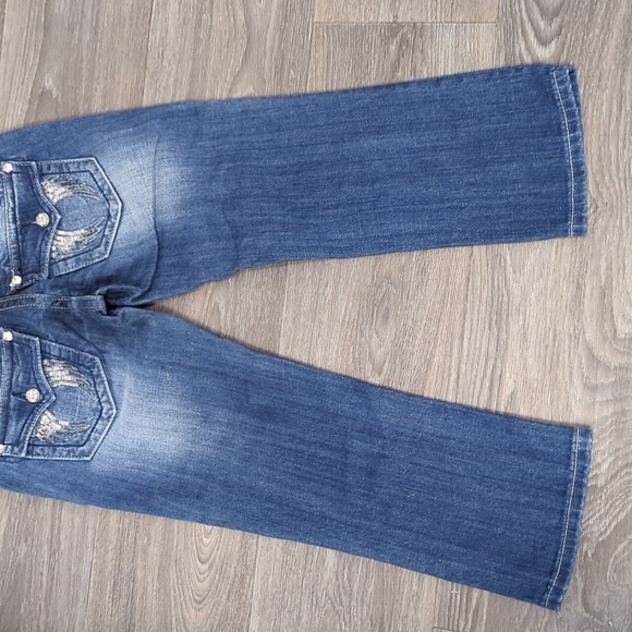 EUC Miss Me Jeans Angel Jeans - Picture 3 of 7